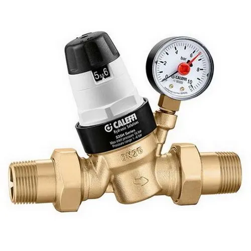Caleffi Druckminderer 2", mit Manometer, max 80 C