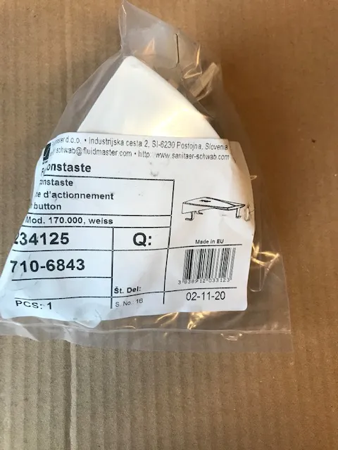 Schwab Funktionstaste mit Hebel zu AP170 weiß