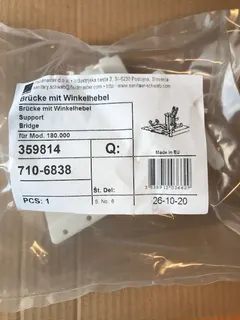 Schwab Brücke mit Winkelhebel Bj. 5/1993-3/1995 zu Mod. 180.xxx