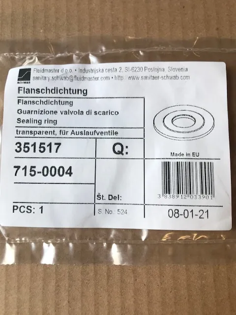 Schwab Ventildichtung UP80.000/180-188/190 /192/198, AP134/150/152/155/160/164/170