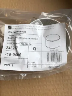 Schwab Rosette, weiß zu AP100 / AP102 / AP120 / AP122 / AP410 / AP412