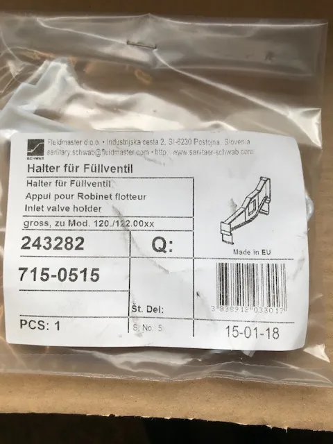 Schwab Füllventilhalter 1 zu AP120/AP122