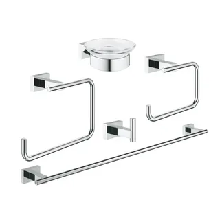 Grohe Essentials Cube Bad-Set 5 in 1 chrom