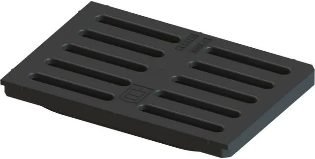 Kessel Kst Schlitzrost 30001 s Kl. L 276 x 191 mm schwarz
