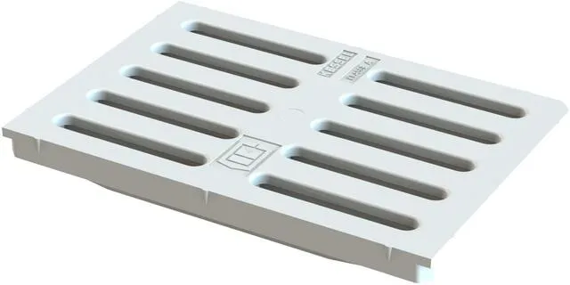 Kessel Kst Schlitzrost 30001 w Kl. L 276 x 191 mm steingrau