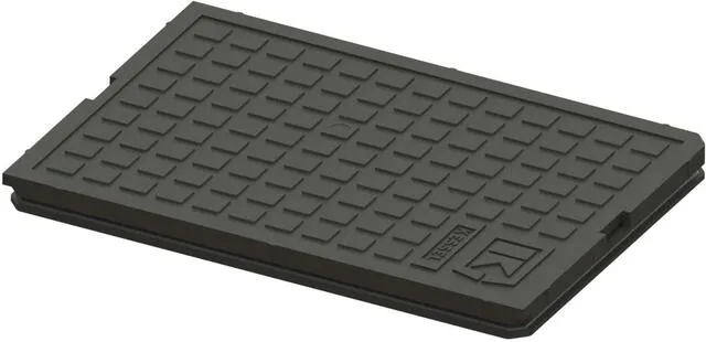 Kessel Kst Abdeckplatte 30003 w Kl. L 276 x 191 mm steingrau