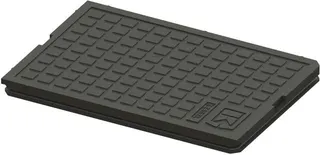 Kessel Kst Abdeckplatte 30003 s Kl. L 276 x 191 mm schwarz