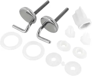 Ideal Standard Scharniersatz für WC-Sitz Inga/Isabella chrom