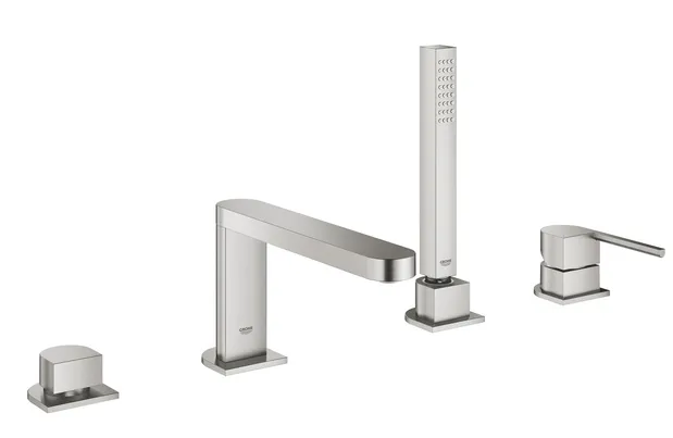 Grohe Plus 4-Loch Einhand-Wannenkombination (supersteel)
