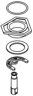 Grohe Schnellmontage-Set 44056
