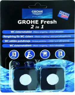 Grohe Fresh Tabs (2 Stück), Reinugungswürfel für Spülkasten