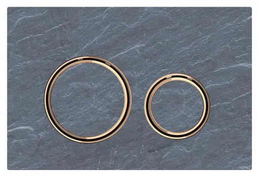 Geberit Betätigungsplatte GEBERIT Sigma 21 (mustang Schiefer/rotgold)
