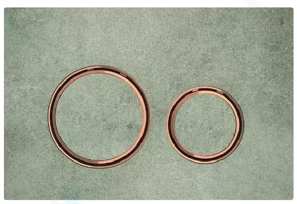 Geberit Sigma 21 (Betonoptik/rotgold)