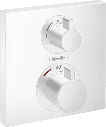 Hansgrohe Ecostat Square Thermostat Unterputz (mattweiß)