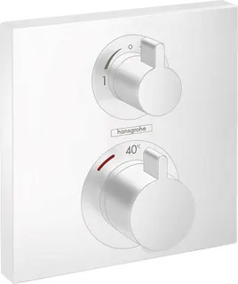 Hansgrohe Ecostat Square Thermostat Unterputz (mattweiß)