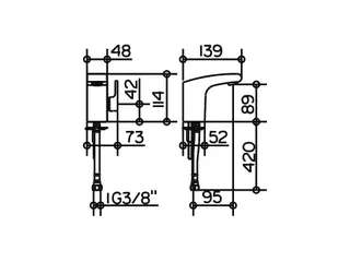 Keuco Elegance Standventil chrom – Bild 2