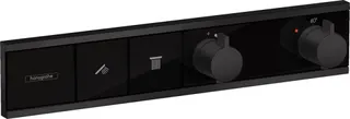 Hansgrohe RainSelect Thermostat Unterputz für 2 Verbraucher (mattschwarz)