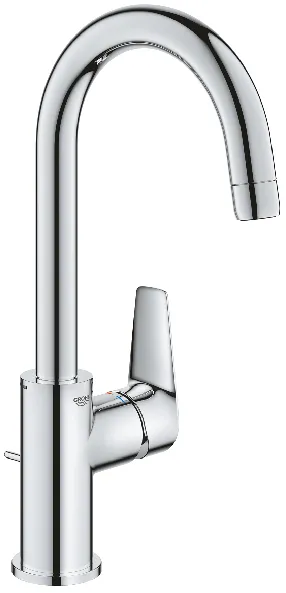 Grohe BauEdge Waschtisch Armatur (chrom), hoher Auslauf