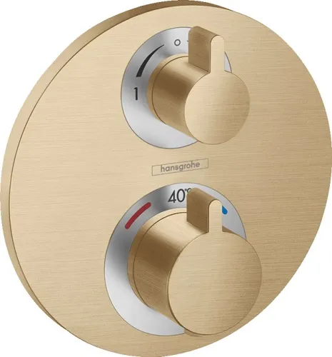 Hansgrohe Ecostat S Thermostat Unterputz für 2 Verbraucher (brushed bronze)