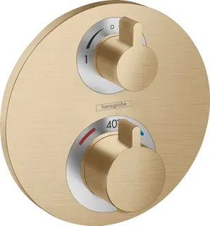 Hansgrohe Ecostat S Thermostat Unterputz für 2 Verbraucher (brushed bronze)