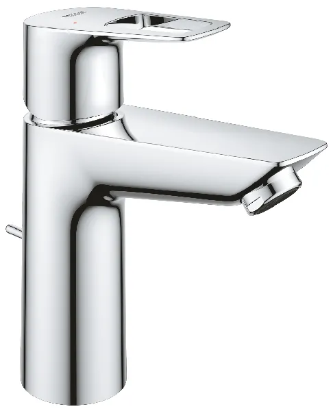 Grohe BauLoop Waschtisch Armatur (chrom), mit Ablaufgarnitur
