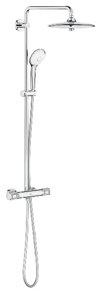 Grohe Euphoria System 260 Duschsystem mit Thermostatbatterie für die Wandmontage (chrom)