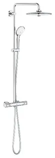 Grohe Euphoria System 260 Duschsystem mit Thermostatbatterie für die Wandmontage (chrom)