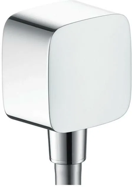 Hansgrohe Fixfit E Schlauchanschluss mit Rückflussverhinderer und Kunststoffwinkel