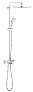 GroheTempesta Cosmopolitan System 250 Cube Duschsystem mit Einhandmischer für die Wandmontage (chrom)