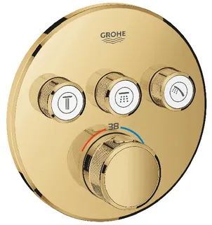 Grohe Grohtherm SmartControl Thermostat mit 3 Absperrventilen (cool sunrise)