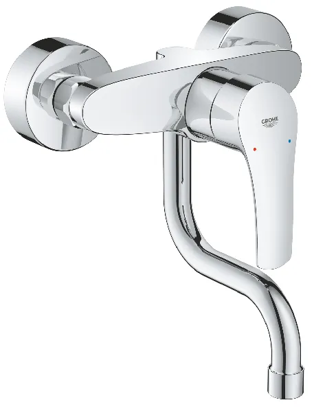 Grohe Eurosmart Spültischbatterie, Wandarmatur (chrom)