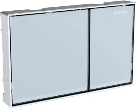 Geberit Geberit Betätigungsplatte Omega60, für 2-Mengen-Spülung, flächenbündig