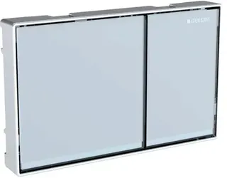 Geberit Geberit Betätigungsplatte Omega60, für 2-Mengen-Spülung, flächenbündig