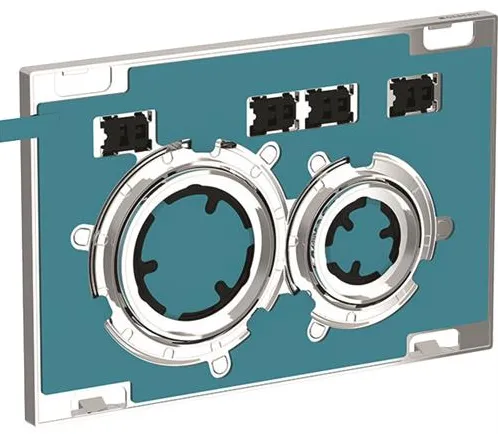 Geberit Betätigungsplatte Sigma21. 2-Mengen-Spülung Customised (verchromt)