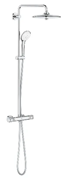 Grohe Euphoria System 260 Duschsystem mit Thermostatbatterie für die Wandmontage (chrom)