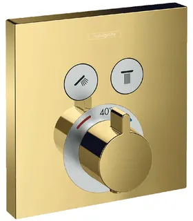 Hansgrohe ShowerSelect Thermostat Unterputz für 2 Verbraucher (gold)
