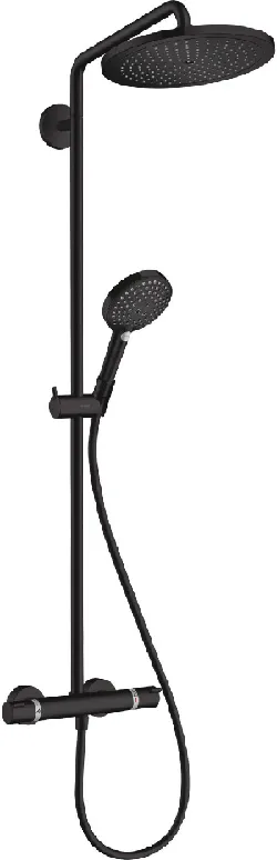 Hansgrohe Croma Select S 280 Air 1jet Showerpipe (schwarz matt)