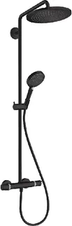 Hansgrohe Croma Select S 280 Air 1jet Showerpipe (schwarz matt)