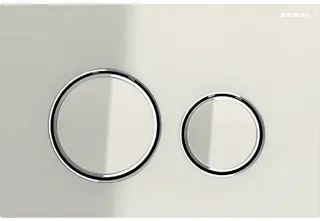 Geberit Betätigungsplatte Sigma21 für Zweimengenspülung (verchromt,sandgrau)