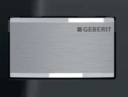 Geberit Urinalsteuerung mit pneumatischer (lava/Kunststoff)