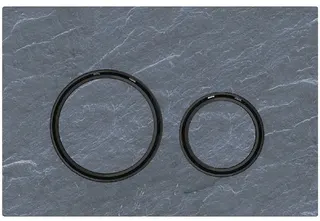 Geberit Sigma21 Betätigungsplatte für 2-Mengen-Spülung (weiß/schwarchrom, mustang schiefer)