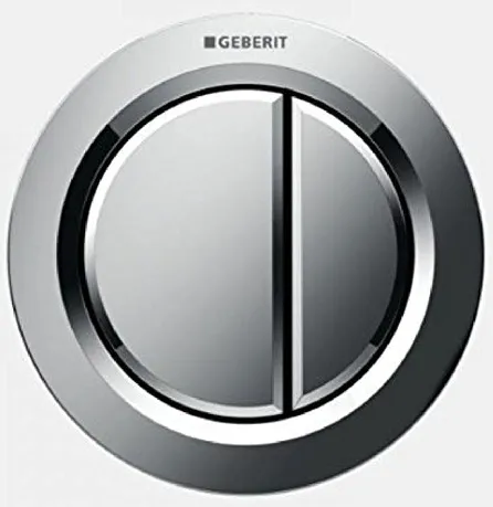 Geberit Unterputz, Fernbedienung für DUAL FLUSH Pneumatische Taste, für Sigma 8 cm, (chrom glänzend)