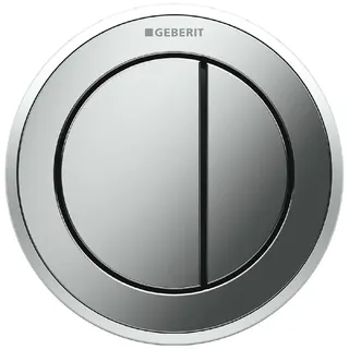 Geberit Fernbetätigung Typ 10 für 2-Mengen-Spülung, Möbeldrücker (chrom)