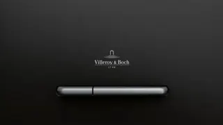 Villeroy & Boch Betätigungsplatte 2-Mengen-Spülung (schwarz matt)