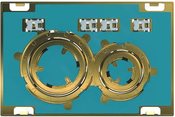 Geberit Sigma21 - Betätigungsplatte, 2 Mengenspülung, Messig/ohne Füllung