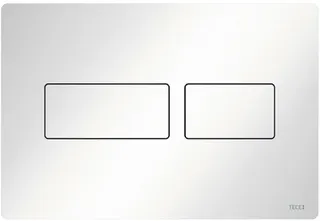Tece TECEsolid WC-Betätigungsplatte für Zweimengentechnik (edelstahl gebürstet)