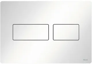 Tece TECEsolid WC Betätigungsplatte für Zweimengentechnik (chrom glänzend)