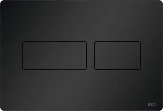 Tece TECEsolid WC-Betätigungsplatte für Zweimengentechnik (schwarz matt)