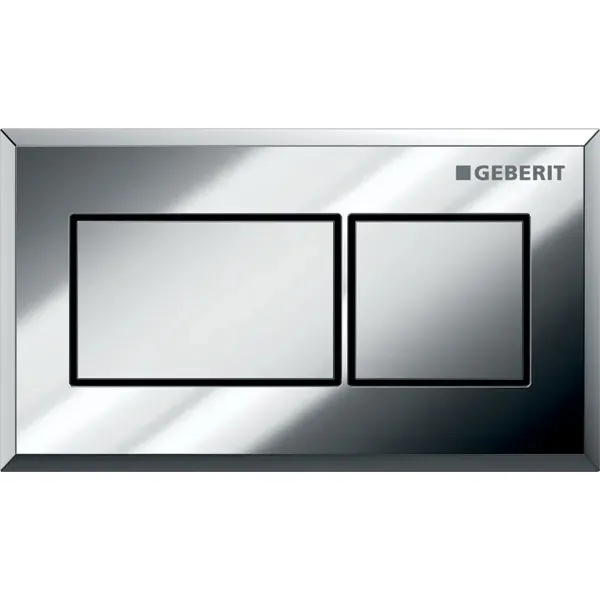 Geberit Sigma Betätigungsplatte pneumatisch, für Zweimengenspülung (chrom)