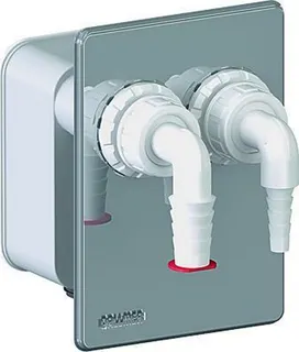 Dallmer Siphon 4000.2, UP, Abdeckplatte Edelstahl 120x166mm DN 40/50